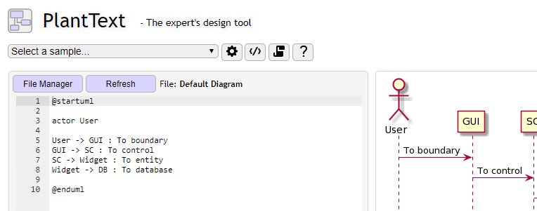 PlantText UML editor for PlantUML